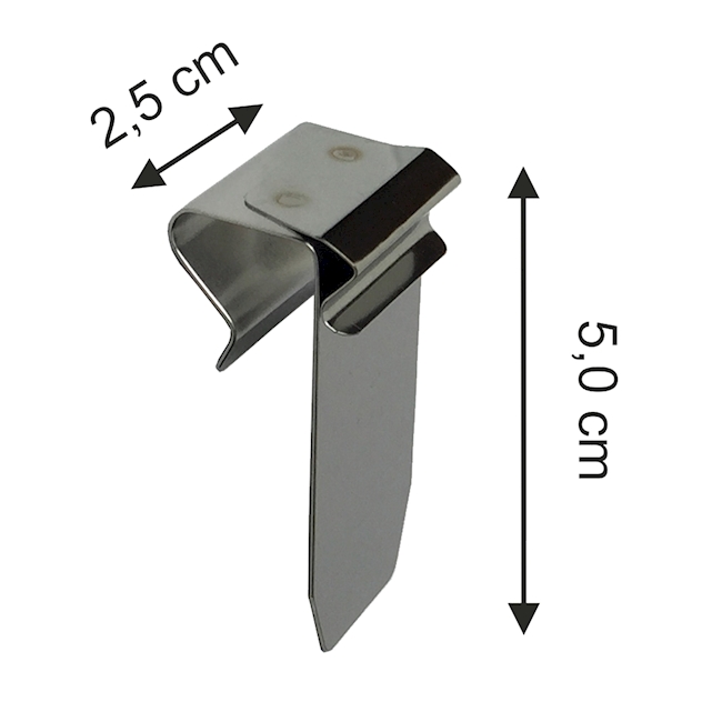 Preisschildhalter für senkrechte Tafeln 12-15 mm